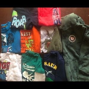 Lot of boys tops